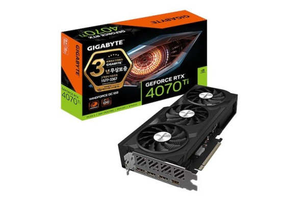 GIGABYTE 지포스 RTX 4070 Ti WINDFORCE OC D6X 12GB 제이씨현